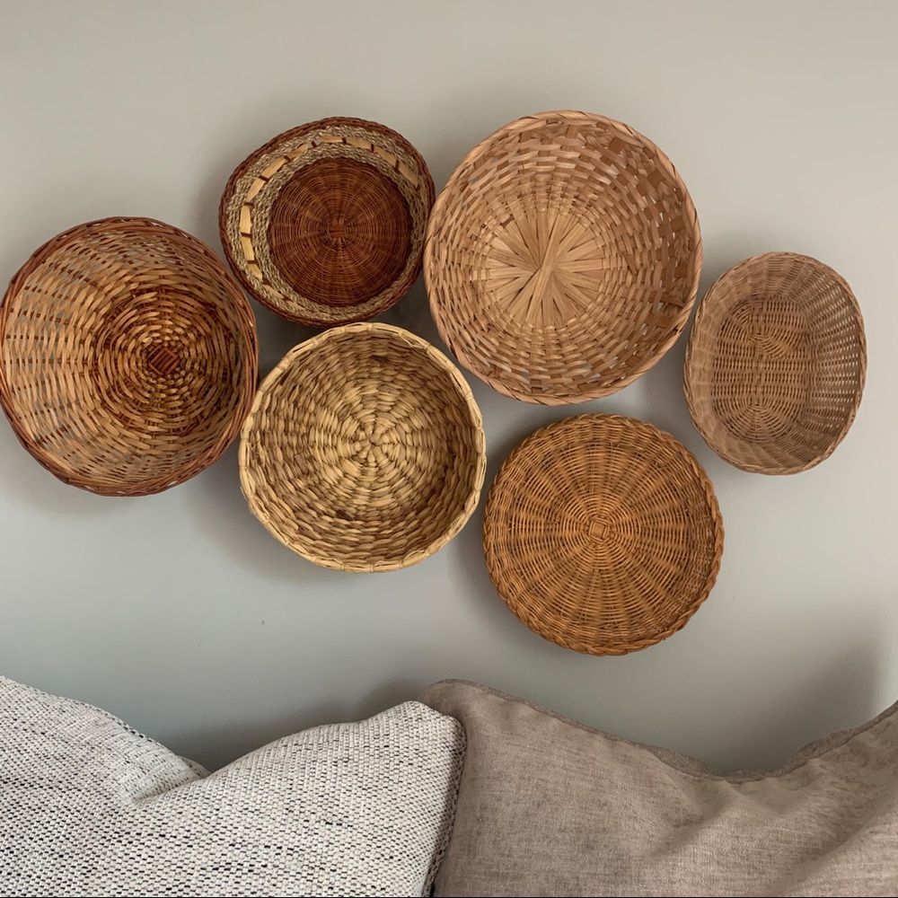 Boho basket statement wall